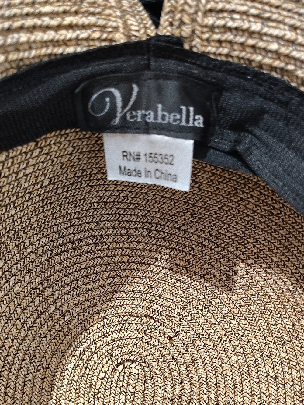 Verabella Packable Straw Sun Hat